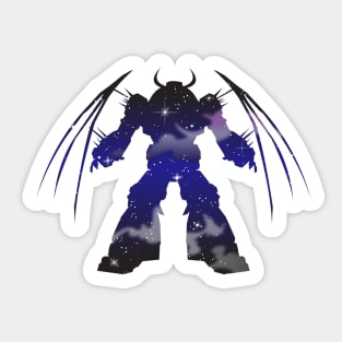 Robot silhouette (Universe) Sticker